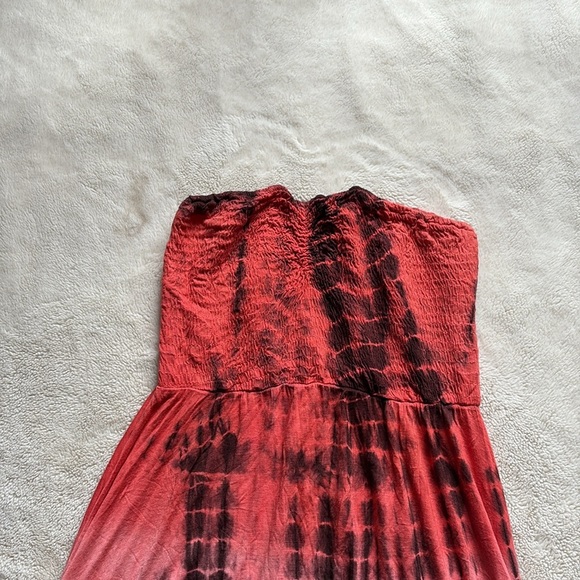 Suzy Sheer Beach Pink Flow Tassel Dress Medium - Picture 2 of 8